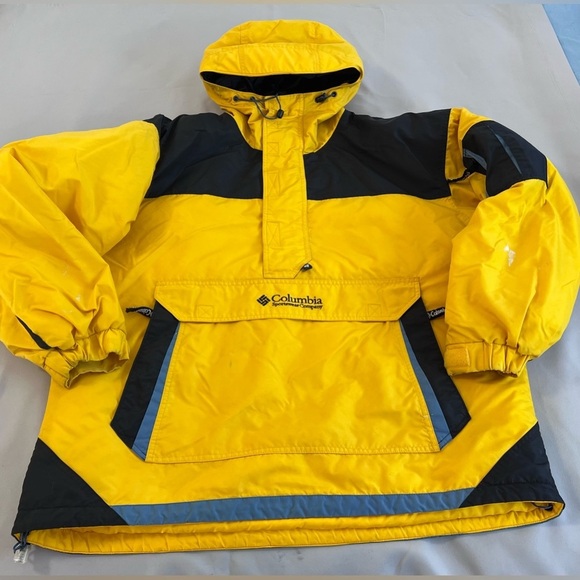 Vintage 1990's Columbia Sport 1/4 zip pullover anorak jacket Womens Size Large - Picture 5 of 12